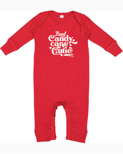 Load image into Gallery viewer, Candy Cane Cutie Infant Jumpsuit
