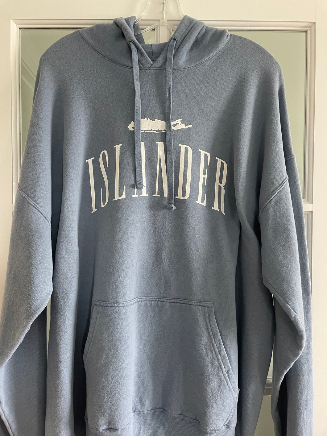 SALE: Islander Beach Washed Hooded Sweatshirt - Blue
