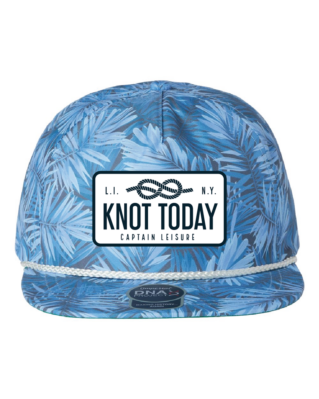 Knot Today Patch Aloha Rope Hat - Blue