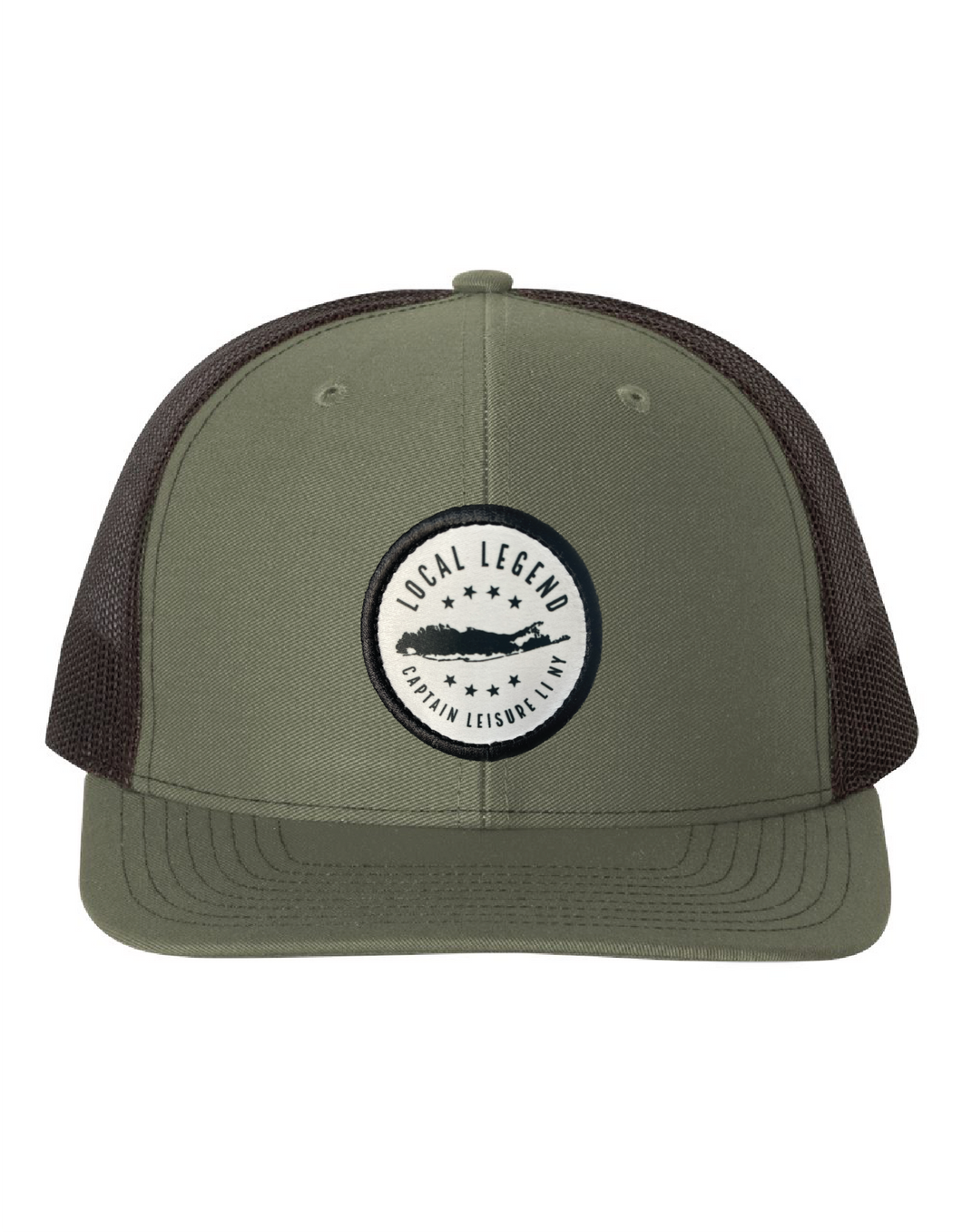 Local Legend Patch Logo Mesh SnapBack Hat - Army Green/Black