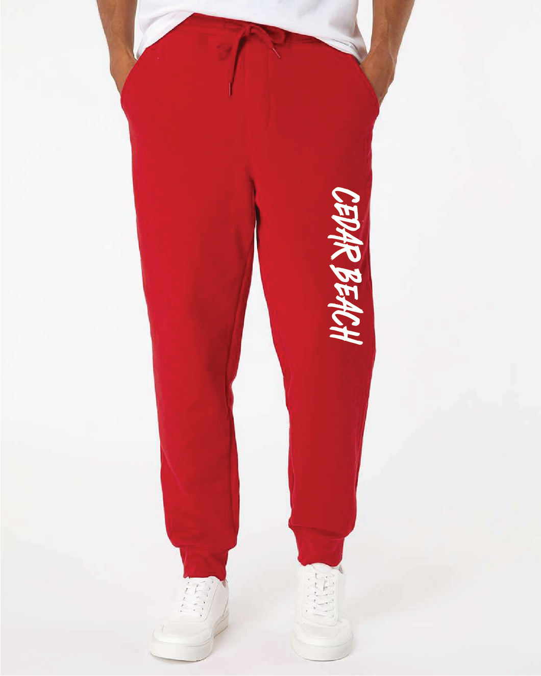Salty Cedar Beach Jogger Sweatpants - Special Edition Red