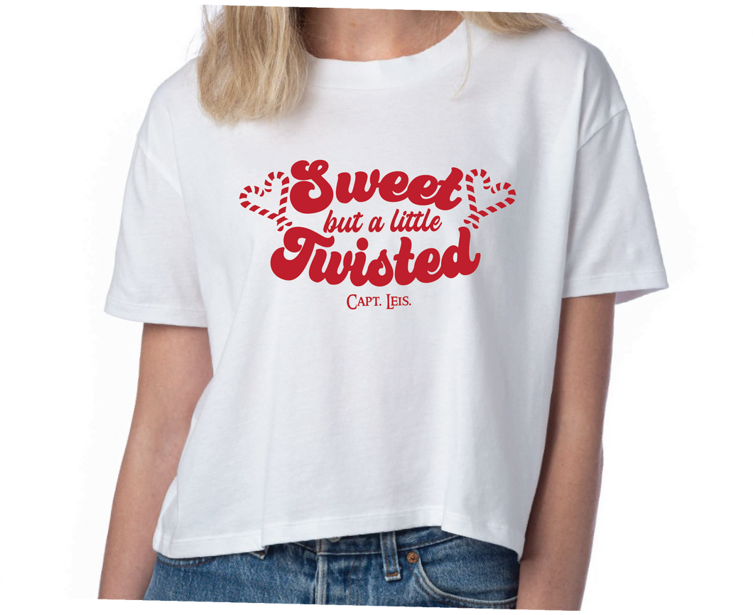 Sweet But Twisted Crop Tee