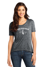 Load image into Gallery viewer, Serial Beach Chiller Burnout Hi-Lo Ladies Tee
