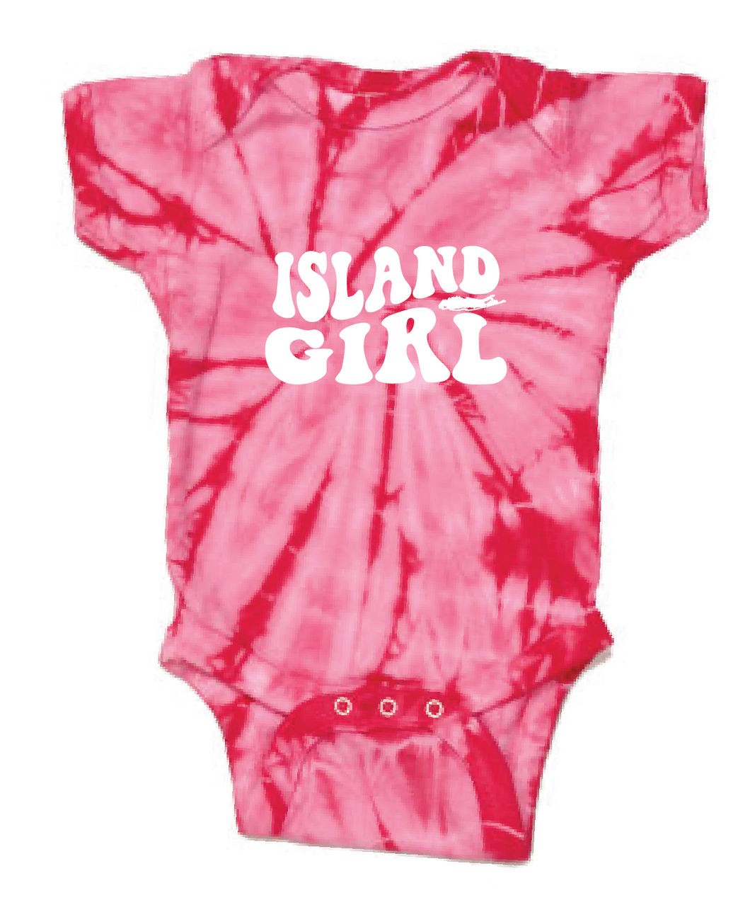 SALE: Tie Dye Onesie - Island Girl
