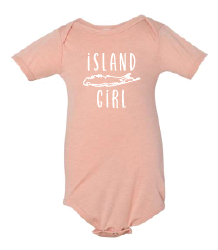 SALE: Island Girl Onesie - Peach