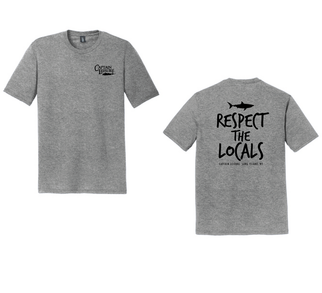 Respect the Locals Tee - Gray